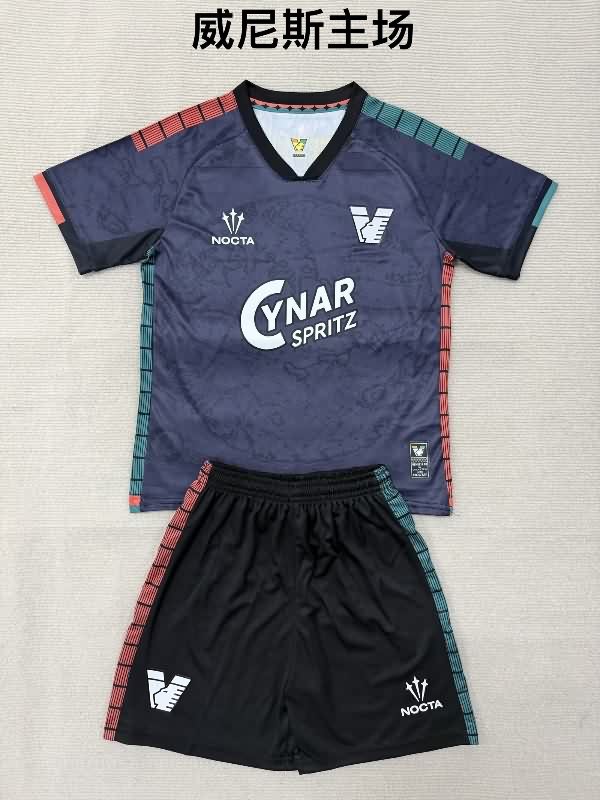 25/26 Venezia Home Kids Soccer Jersey And Shorts