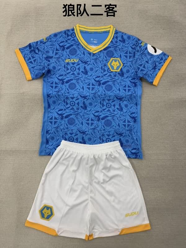 25/26 Wolves Third Kids Soccer Jersey And Shorts