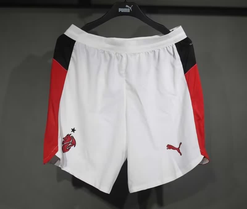 Thailand Quality(AAA) 25/26 AC Milan Away Soccer Shorts (Player)