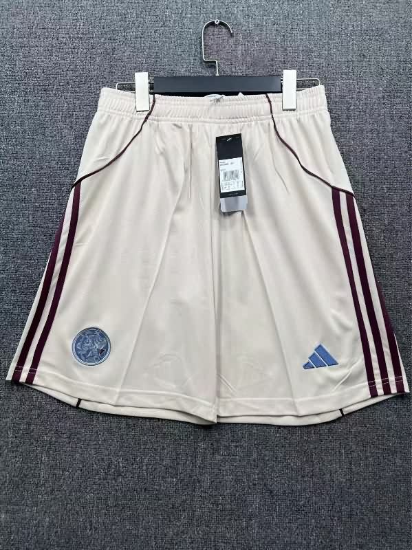 Thailand Quality(AAA) 25/26 Ajax Third Soccer Shorts