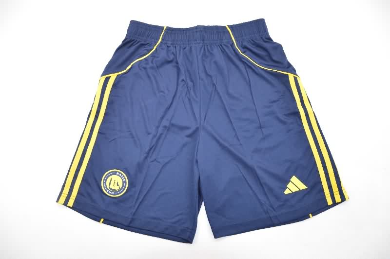 Thailand Quality(AAA) 25/26 Al Nassr FC Home Soccer Shorts