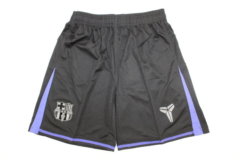 Thailand Quality(AAA) 25/26 Barcelona Away Black Soccer Shorts