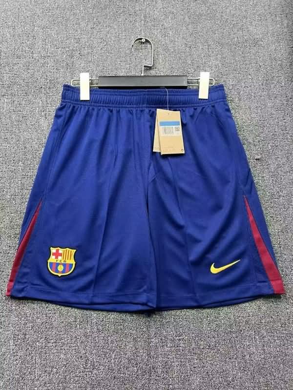 Thailand Quality(AAA) 2025/26 Barcelona Home Soccer Shorts