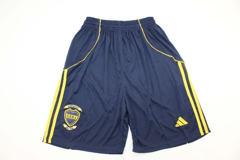 Thailand Quality(AAA) 2025 Boca Juniors Home Soccer Shorts