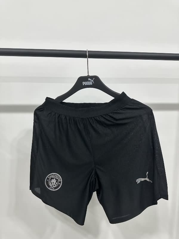 Thailand Quality(AAA) 25/26 Manchester City Away Soccer Shorts (Player)