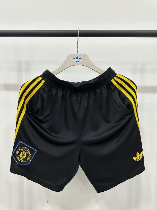 Thailand Quality(AAA) 2025/26 Manchester United Third Soccer Shorts