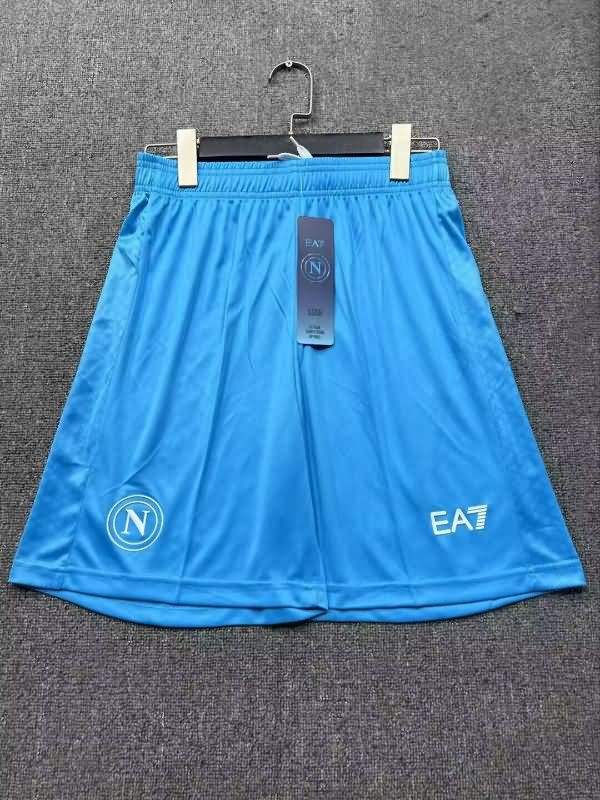 Thailand Quality(AAA) 25/26 Napoli Home Soccer Shorts