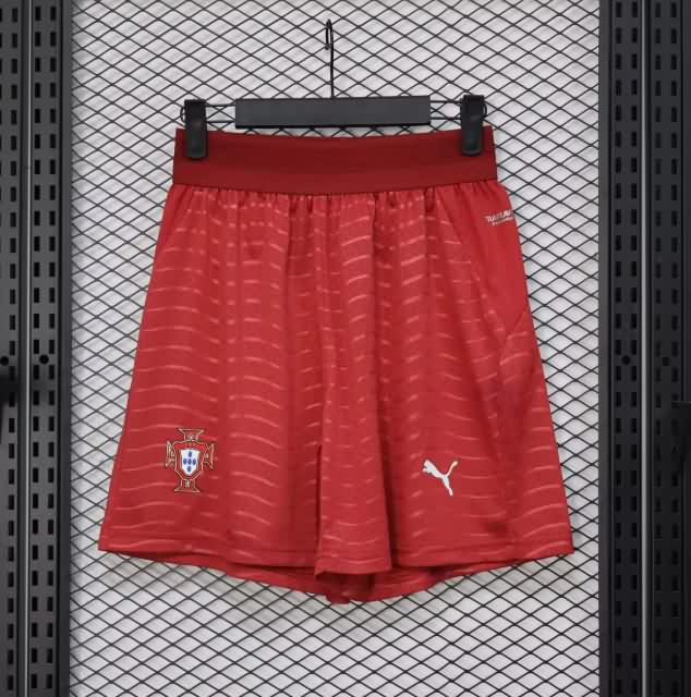 Thailand Quality(AAA) 2026 Portugal Home Soccer Shorts (Player)