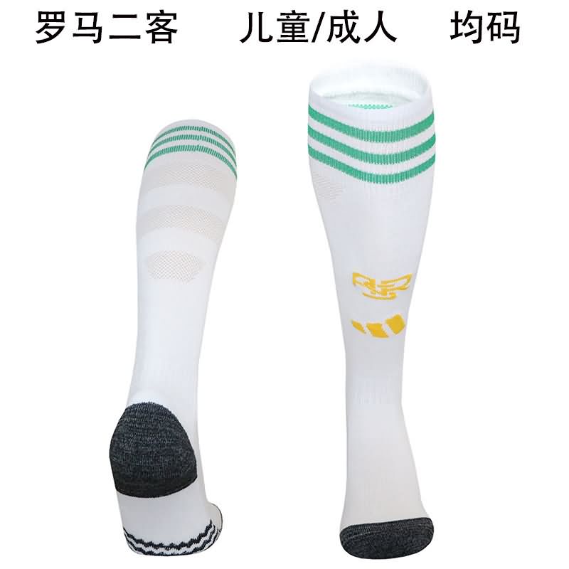 Thailand Quality(AAA) 25/26 AS Roma Third Soccer Socks