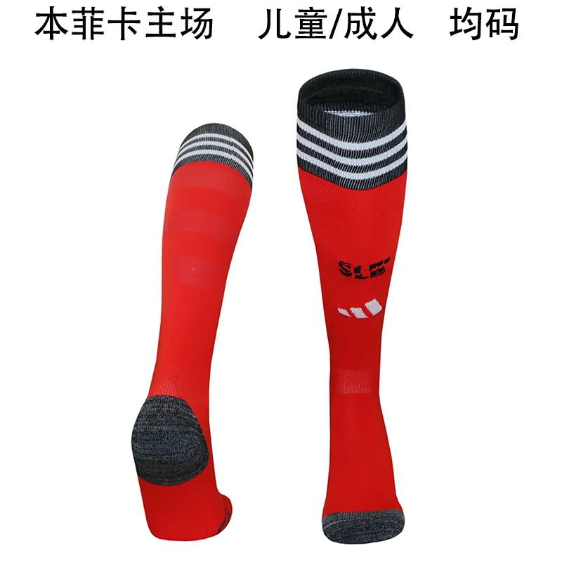 Thailand Quality(AAA) 25/26 Benfica Home Soccer Socks