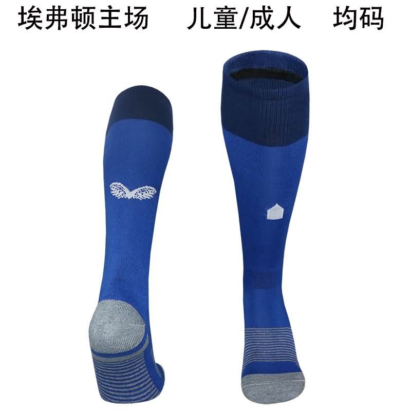 Thailand Quality(AAA) 25/26 Everton Home Soccer Socks