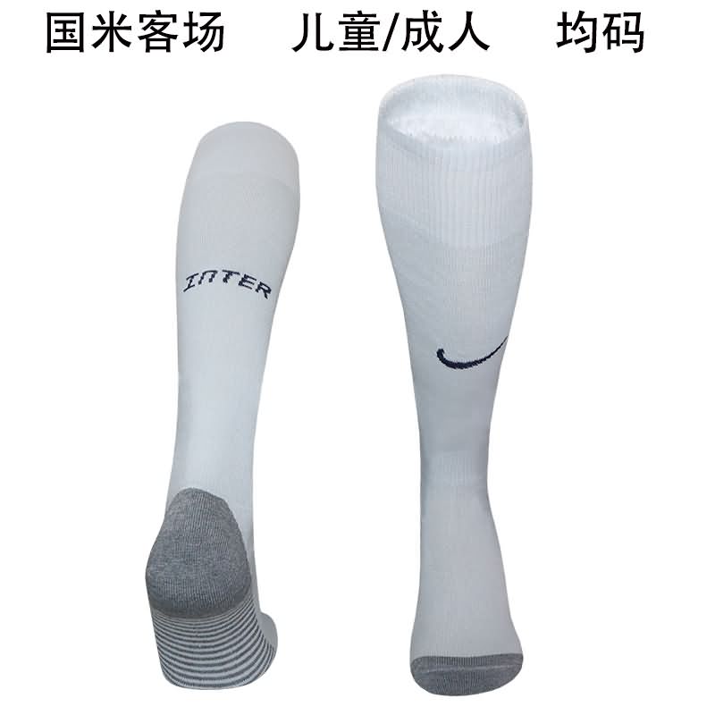 Thailand Quality(AAA) 25/26 Inter Milan Away Soccer Socks