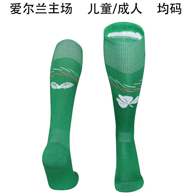 Thailand Quality(AAA) 2025 Ireland Home Soccer Socks