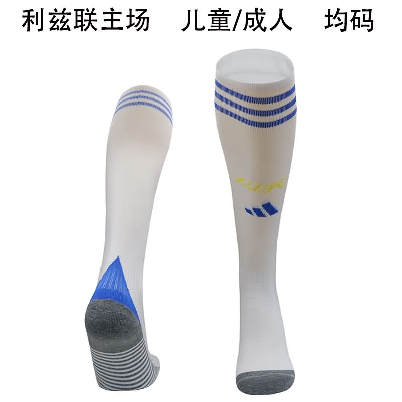 Thailand Quality(AAA) 25/26 Leeds United Home Soccer Socks