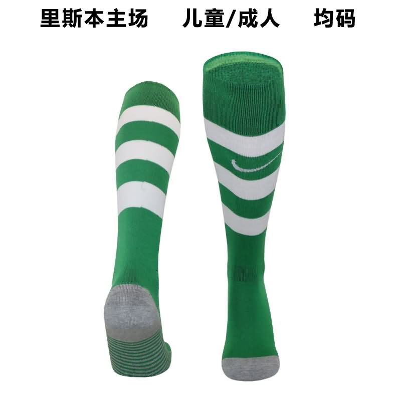 Thailand Quality(AAA) 25/26 Sporting Lisbon Home Soccer Socks