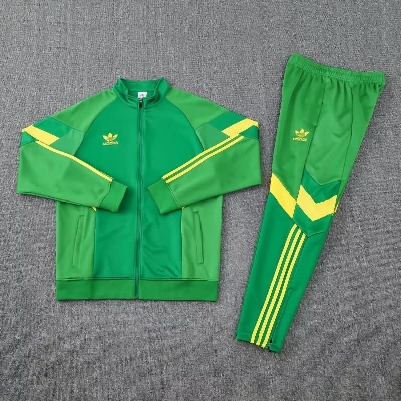 Thailand Quality(AAA) 2025 Adidas Green Soccer Tracksuit