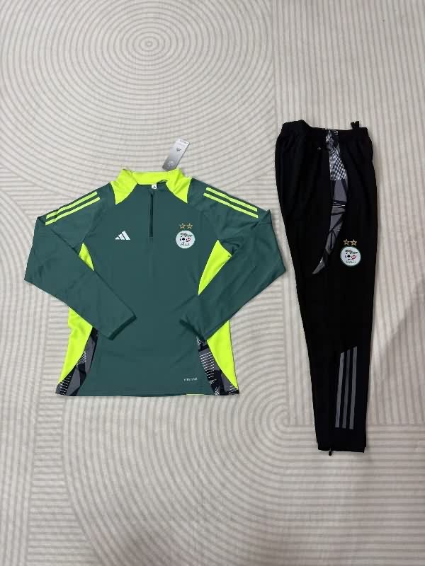 Thailand Quality(AAA) 2026 Algeria Green Soccer Tracksuit