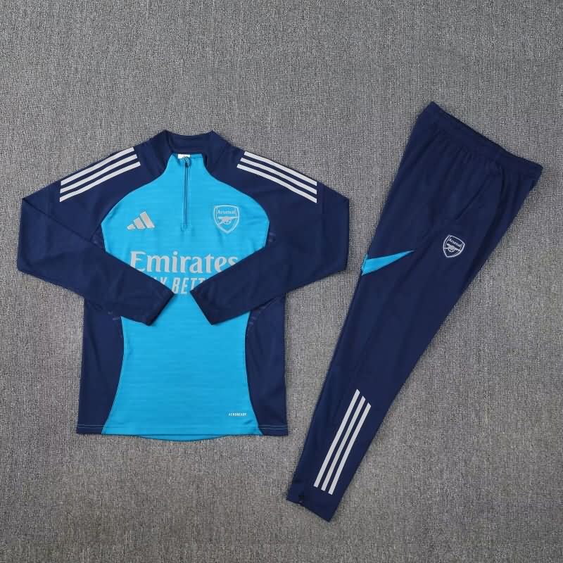 Thailand Quality(AAA) 25/26 Arsenal Blue Soccer Tracksuit 02