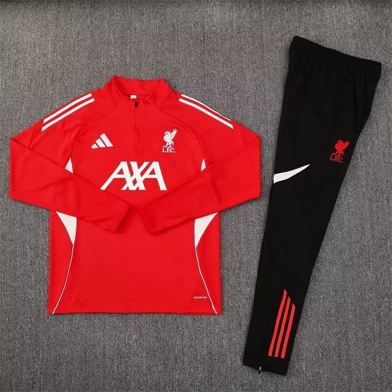 Thailand Quality(AAA) 25/26 Liverpool Red Soccer Tracksuit