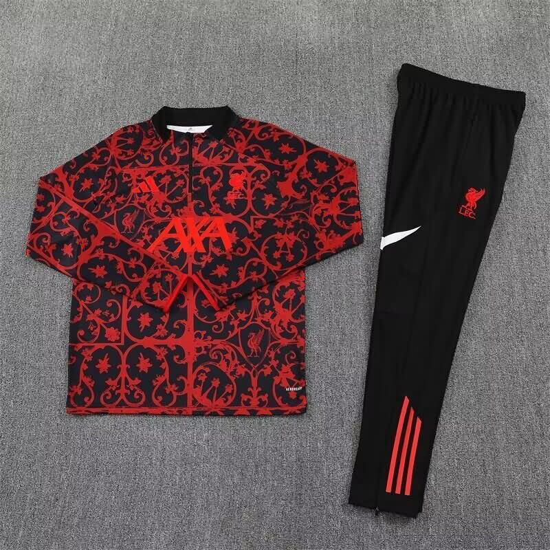 Thailand Quality(AAA) 25/26 Liverpool Red Soccer Tracksuit 02