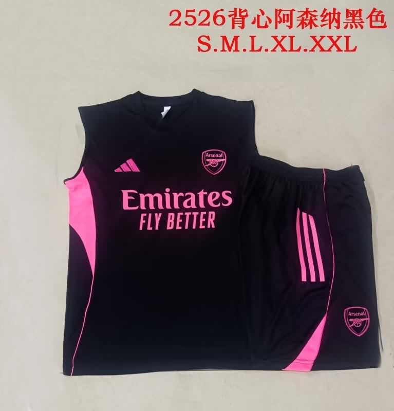 Thailand Quality(AAA) 25/26 Arsenal Black Soccer Training Sets