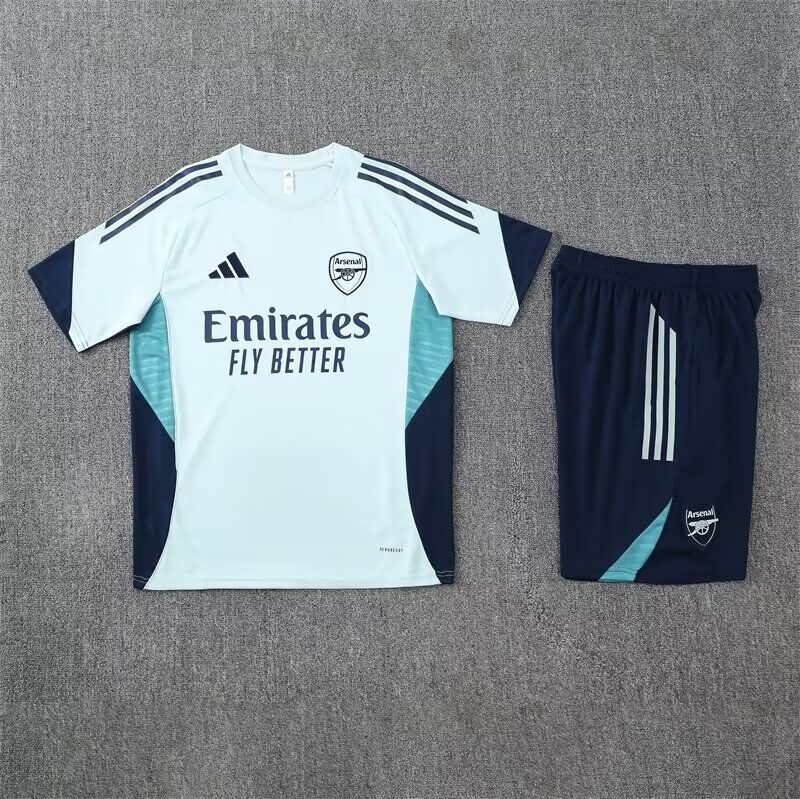 Thailand Quality(AAA) 25/26 Arsenal Grey Soccer Training Sets