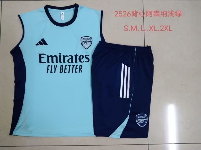 Thailand Quality(AAA) 25/26 Arsenal Light Blue Soccer Training Sets