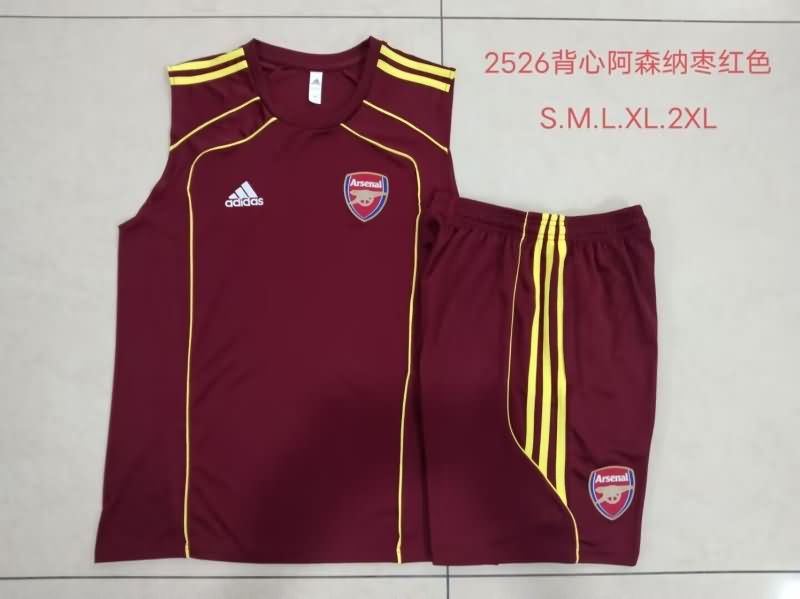 Thailand Quality(AAA) 25/26 Arsenal Red Soccer Training Sets 03