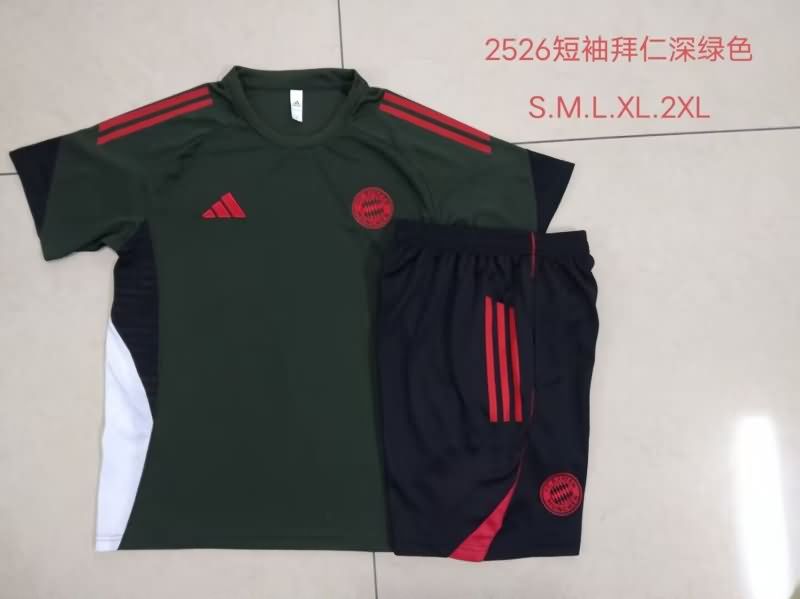 Thailand Quality(AAA) 25/26 Bayern Munich Dark Green Soccer Training Sets
