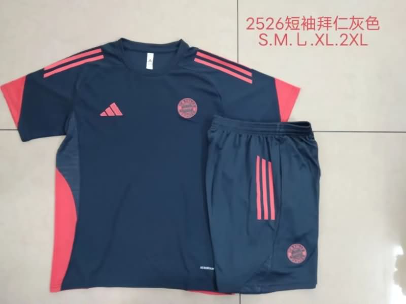 Thailand Quality(AAA) 25/26 Bayern Munich Dark Grey Soccer Training Sets