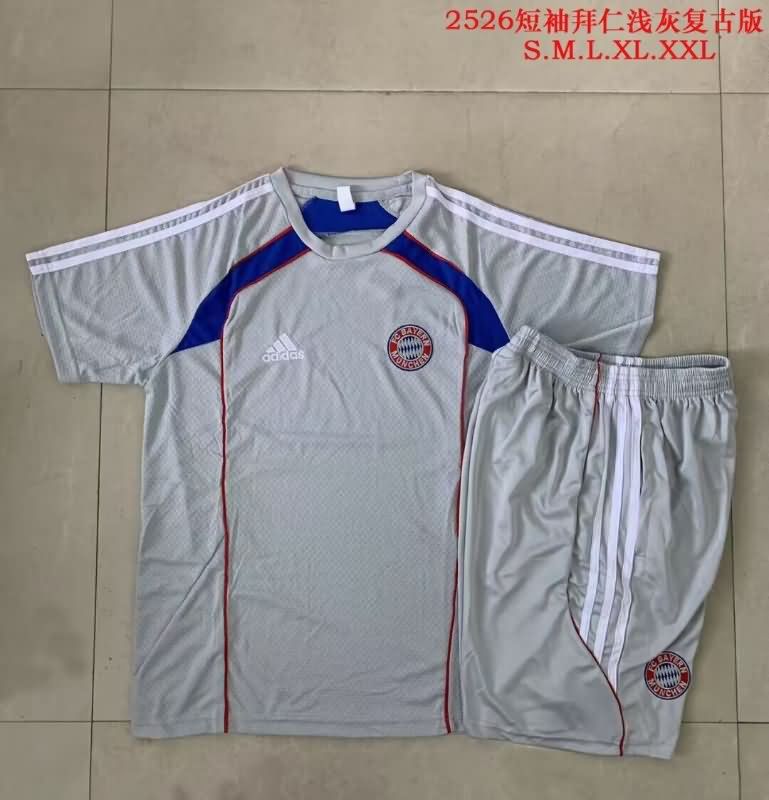 Thailand Quality(AAA) 25/26 Bayern Munich Grey Soccer Training Sets 02