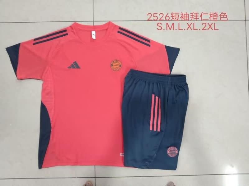 Thailand Quality(AAA) 25/26 Bayern Munich Orange Soccer Training Sets