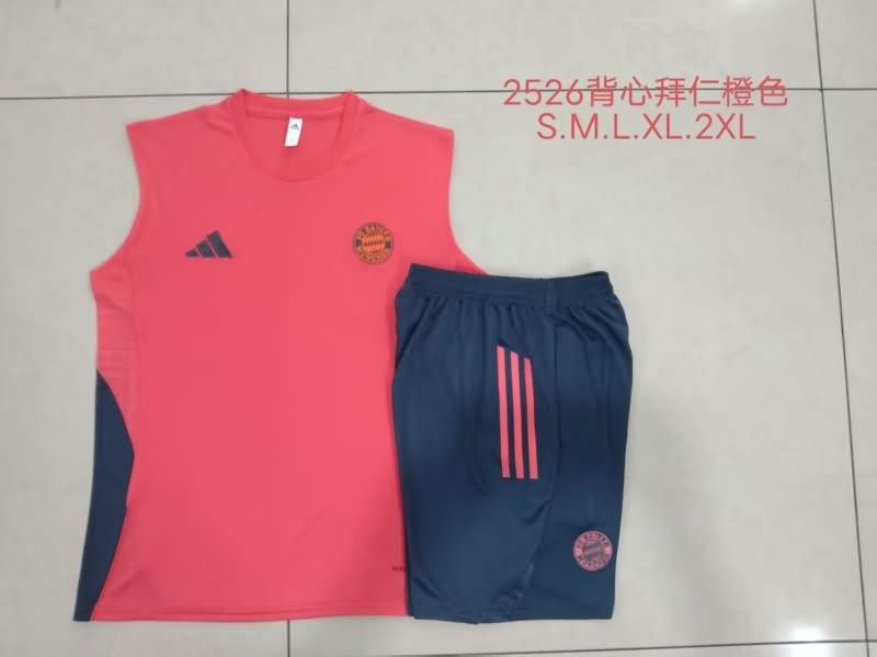 Thailand Quality(AAA) 25/26 Bayern Munich Orange Soccer Training Sets 02