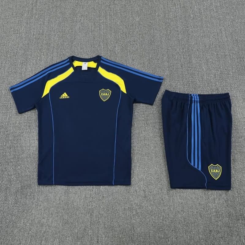 Thailand Quality(AAA) 25/26 Boca Juniors Dark Blue Soccer Training Sets