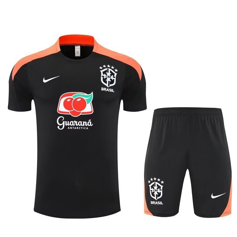 Thailand Quality(AAA) 2025 Brazil Black Soccer Training Sets