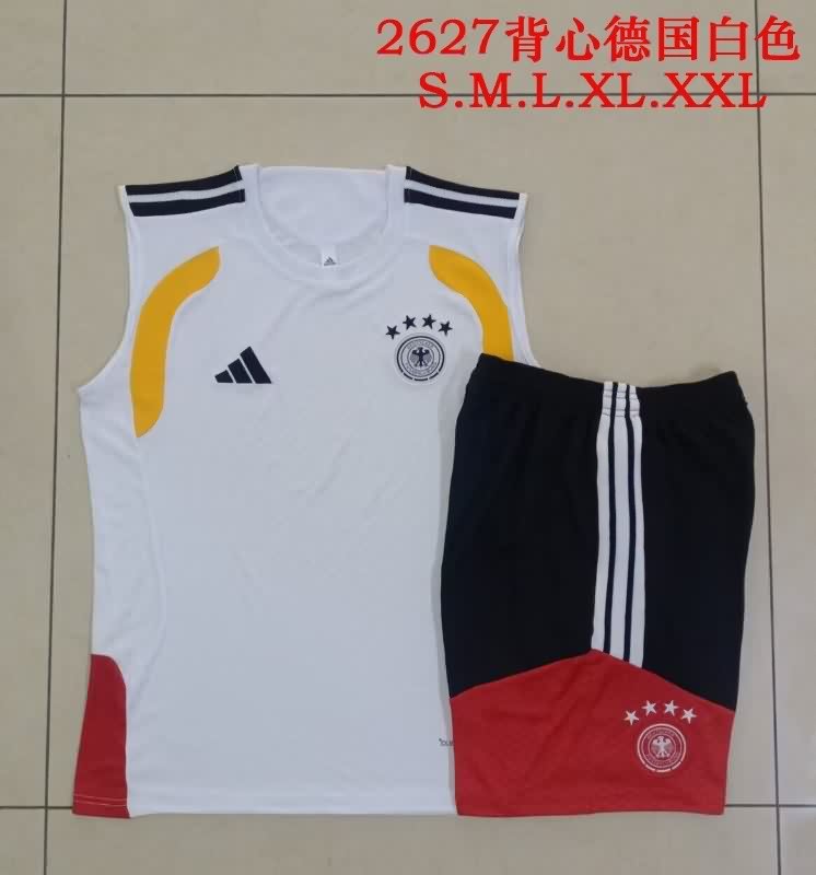 Thailand Quality(AAA) 2026 Germany White Soccer Training Sets 02