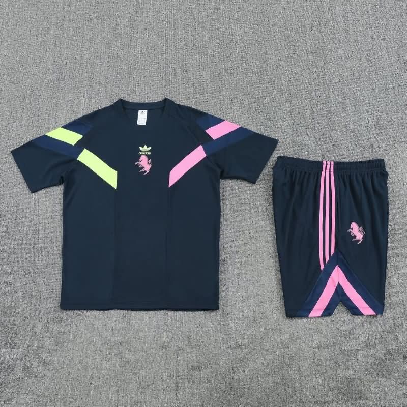 Thailand Quality(AAA) 25/26 Juventus Dark Blue Soccer Training Sets