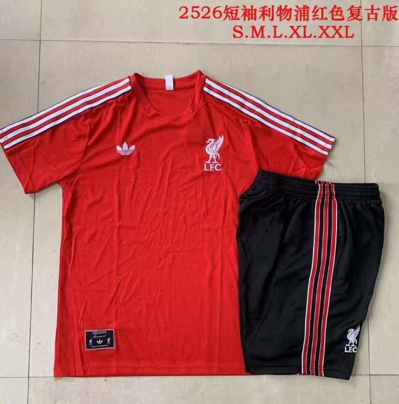Thailand Quality(AAA) 25/26 Liverpool Red Soccer Training Sets