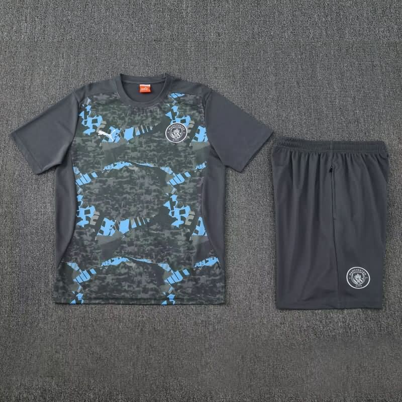 Thailand Quality(AAA) 25/26 Manchester City Dark Green Soccer Training Sets