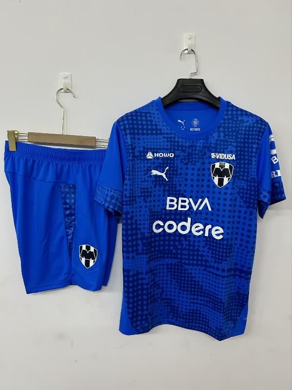 Thailand Quality(AAA) 25/26 Monterrey Blue Soccer Training Sets