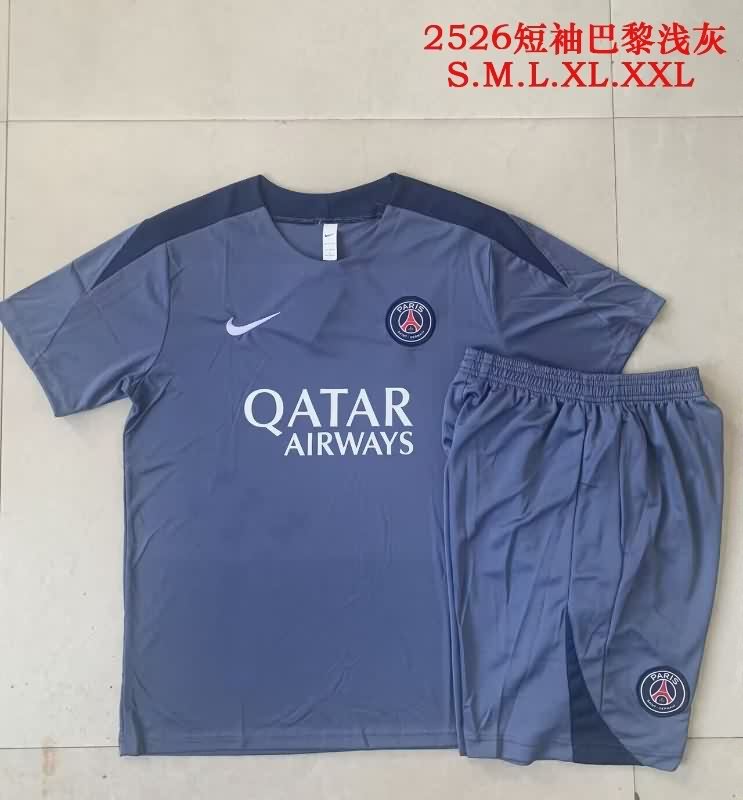 Thailand Quality(AAA) 25/26 Paris St Germain Grey Soccer Training Sets
