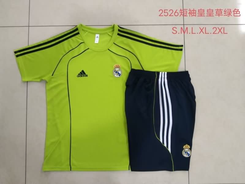 Thailand Quality(AAA) 25/26 Real Madrid Green Soccer Training Sets 03