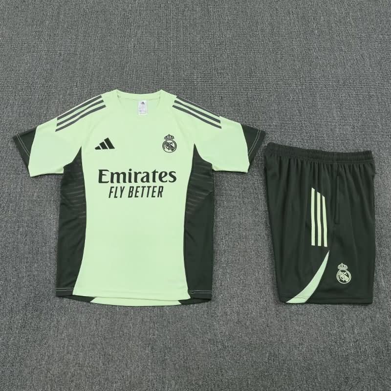 Thailand Quality(AAA) 25/26 Real Madrid Green Soccer Training Sets 04
