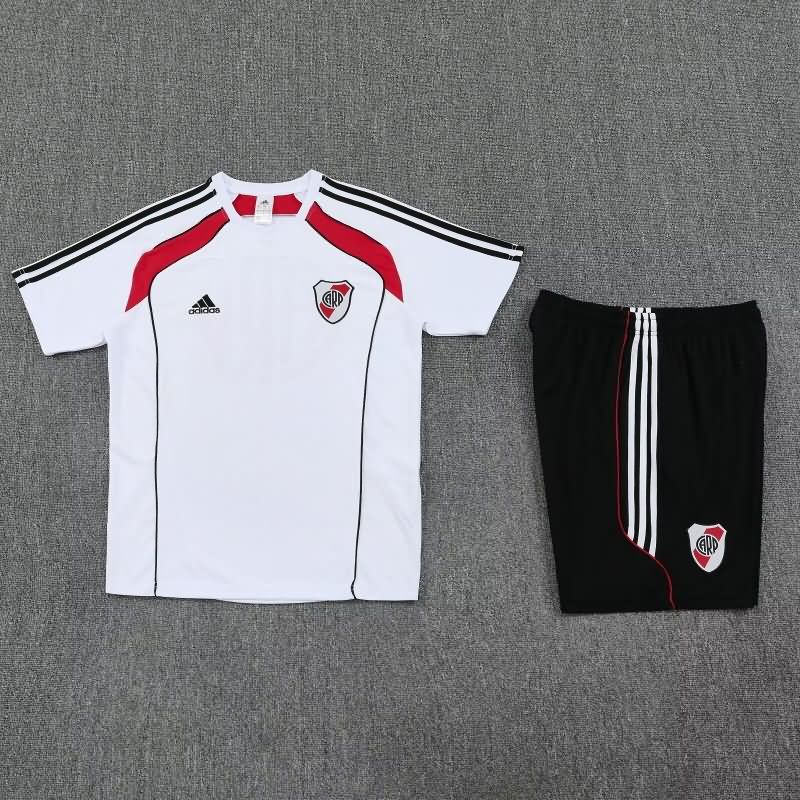 Thailand Quality(AAA) 25/26 River Plate White Soccer Training Sets