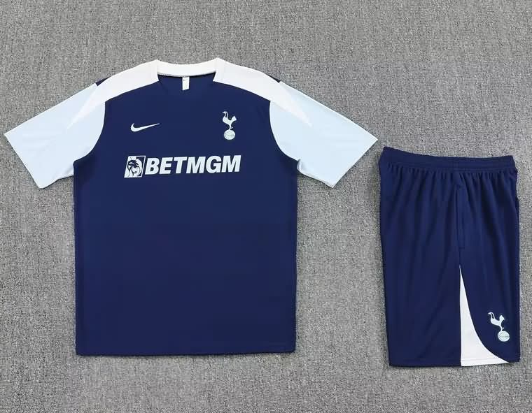 Thailand Quality(AAA) 25/26 Tottenham Hotspur Dark Blue Soccer Training Sets