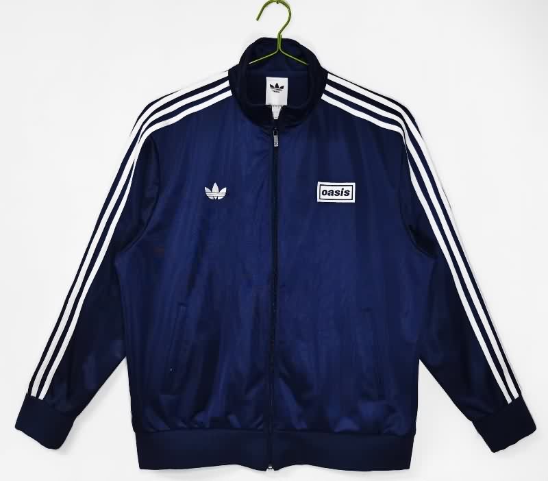 Thailand Quality(AAA) 2025 Adidas Dark Blue Soccer Jacket