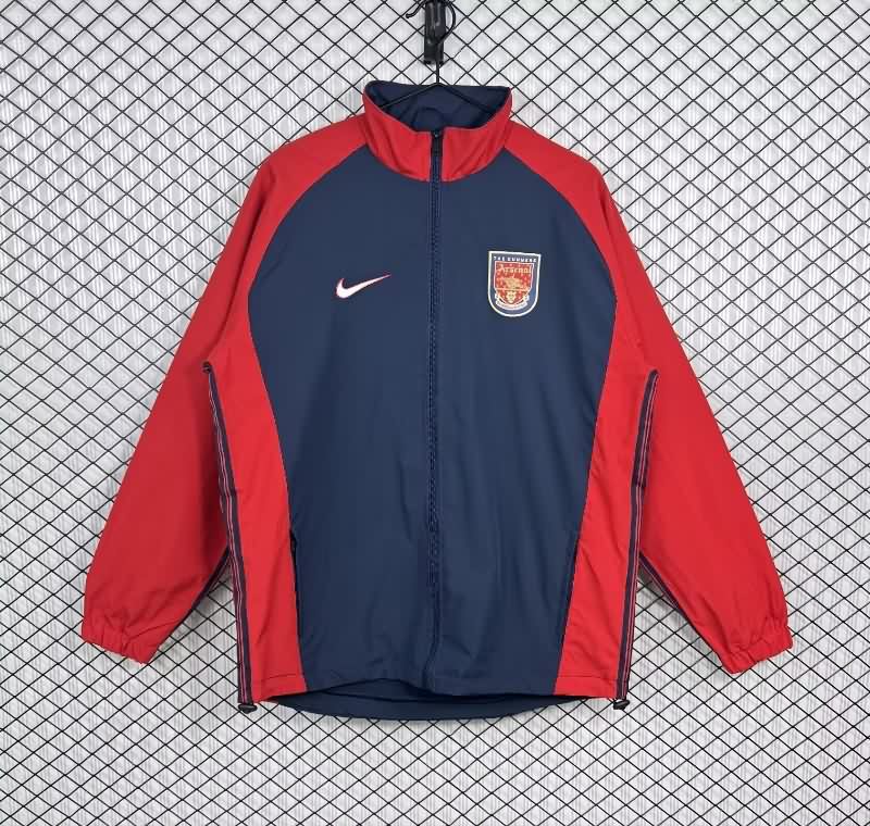 Thailand Quality(AAA) 25/26 Arsenal Dark Blue Soccer Windbreaker 03
