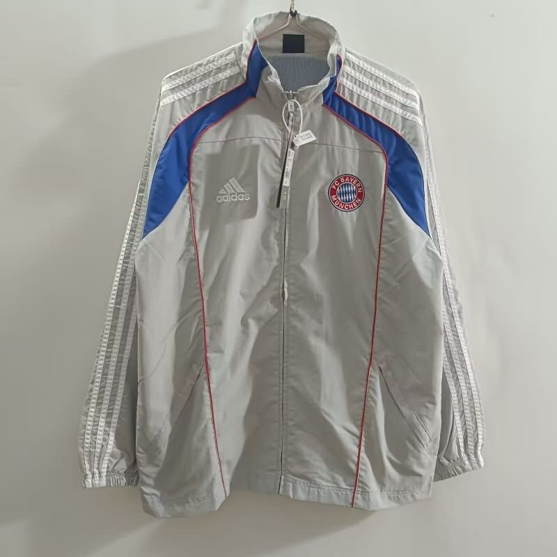 Thailand Quality(AAA) 25/26 Bayern Munich Grey Soccer Windbreaker