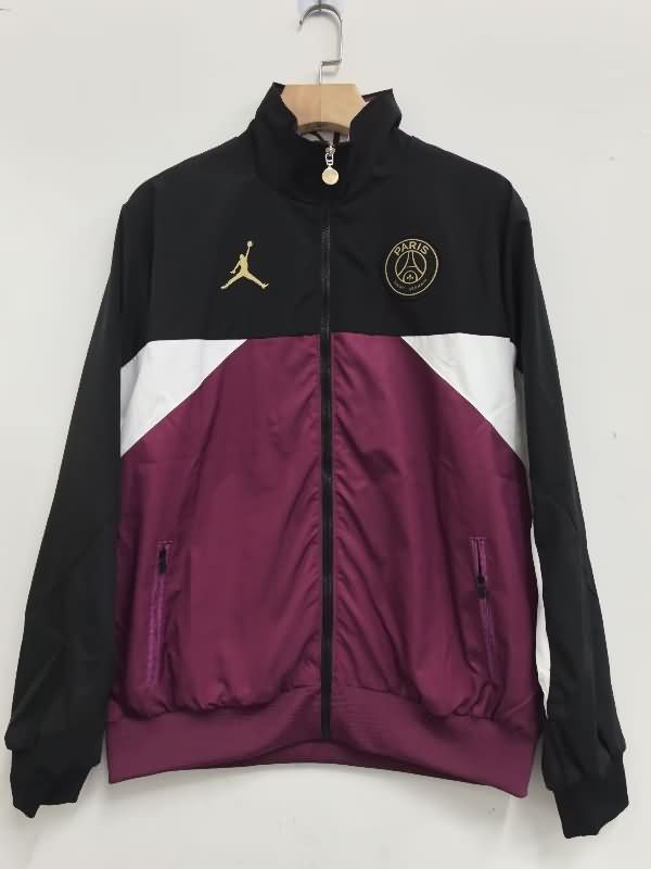 Thailand Quality(AAA) 25/26 Paris St Germain Purple Soccer Windbreaker