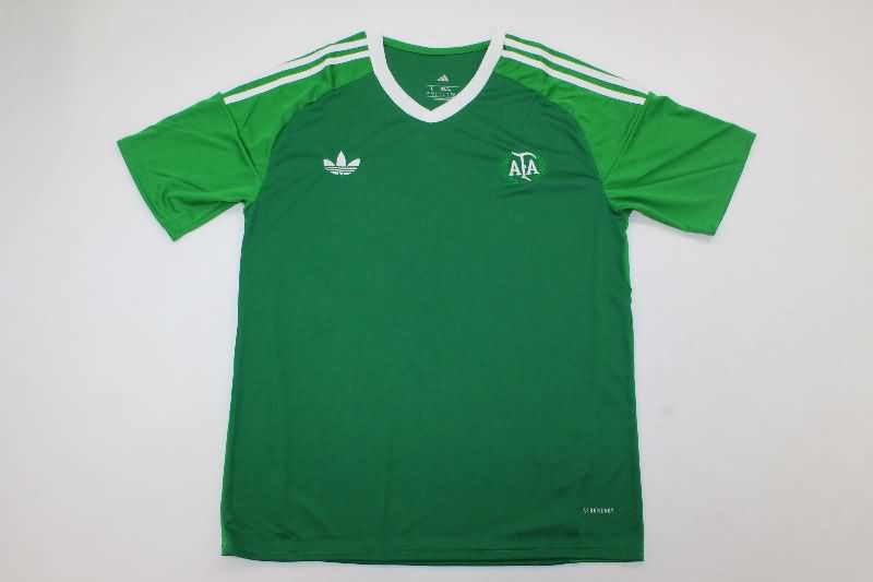 Thailand Quality(AAA) 2025 Argentina Goalkeeper Green Soccer Jersey